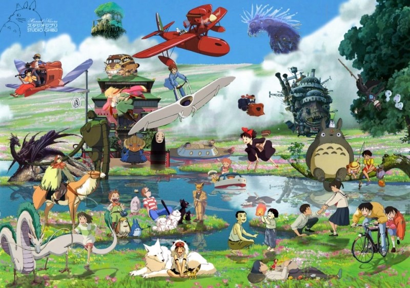 Các nhân vật trong phim hoạt hình Ghibli