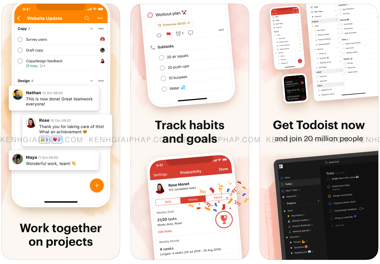 Ứng dụng Todoist: To-Do List & Tasks