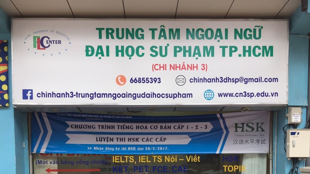 Trung tâm Ngoại ngữ Đại học Sư Phạm TP.HCM