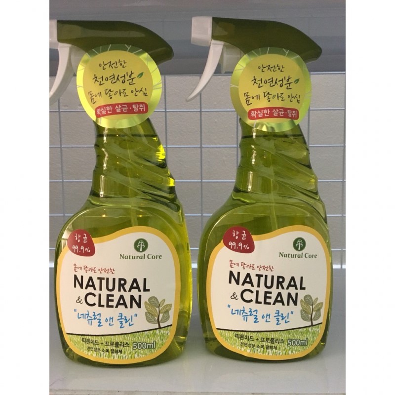 Xịt khử mùi diệt khuẩn - Natural & Clean
