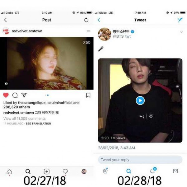 Tin đồn hẹn hò của Jungkook và Yeri